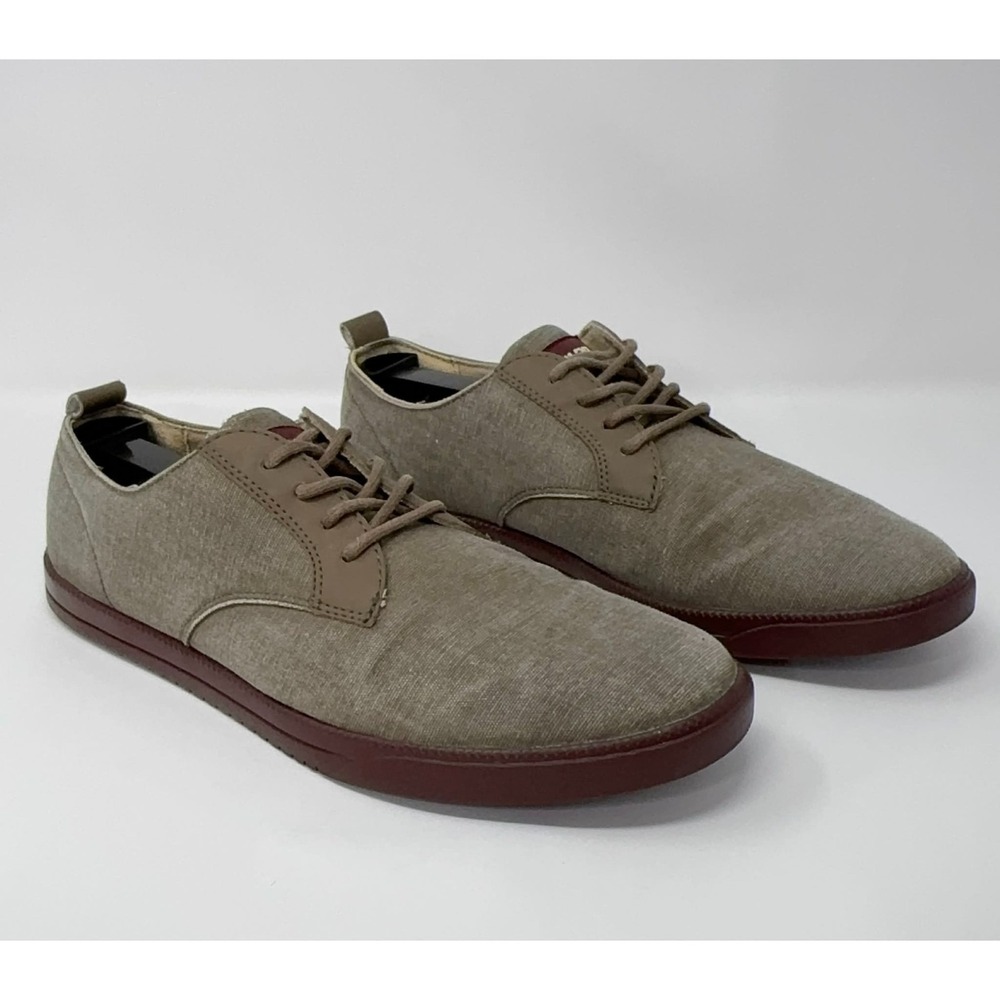 Clae Ellington Textile Hiking Taupe Mens 9 Premium Casual Sneakers USA Designer‎
